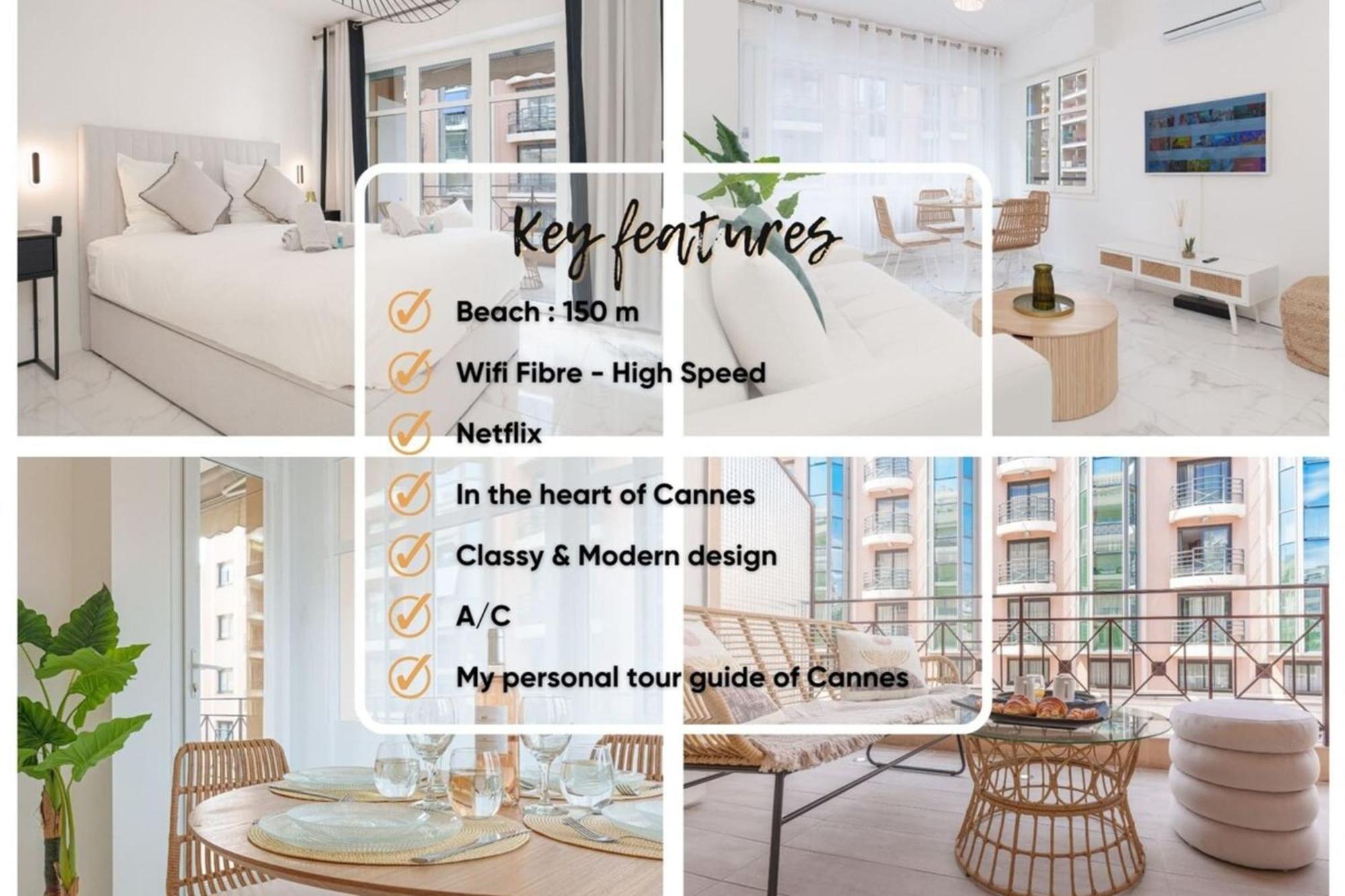 Le Maubourg - Hypercentre - 150m Croisette - Ac Apartment Cannes